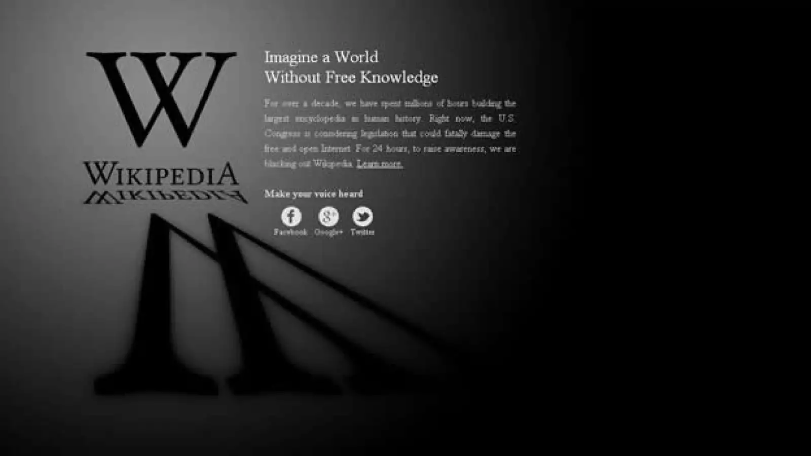 wikipedia ingles apagon sopa