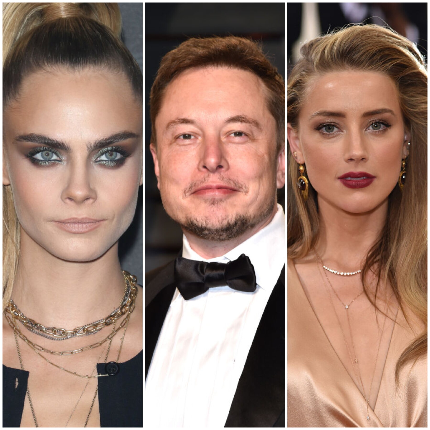 Elon Musk niega haber participado en un trío con Amber Heard y Cara