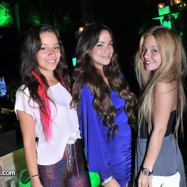 Paola Wong,Cuca Díaz y Pamela Wong