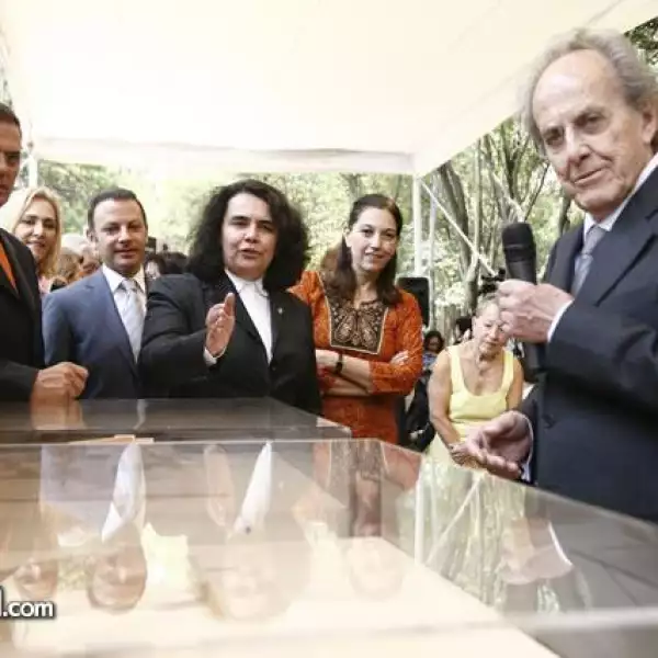 Marcelo Ebrard,David Cohen,Consuelo Sáizar,Teresa Vicencio,Teodoro González de León