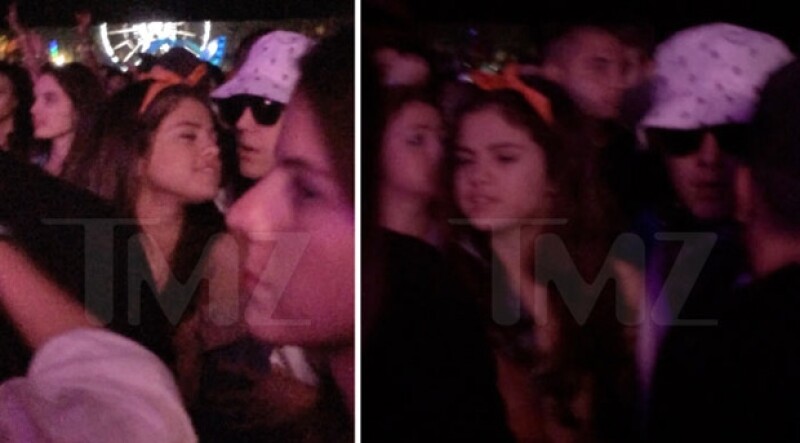 Aunque la pareja intentó pasar desapercibida fueron reconocidos por un asistente entre la multitud y captados en una imagen en la que disfrutaban juntos del festival.