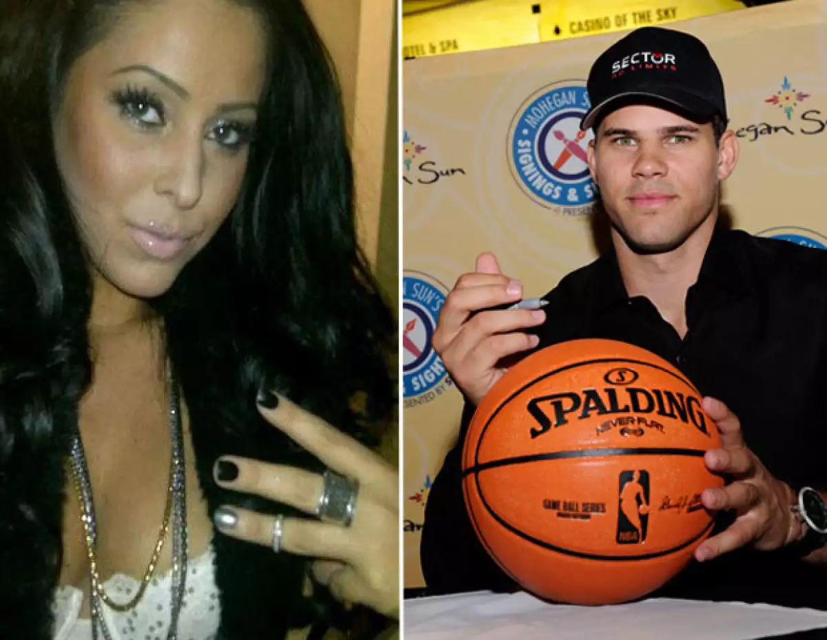 El portal TMZ asegura que la ex novia del basquetbolista, Myla Sinanaj está esperando a su primer hijo, producto de su relación con el jugador.