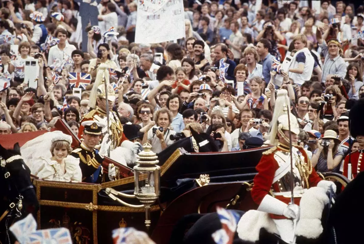 Boda Diana Spencer y el príncipe Carlos 1981