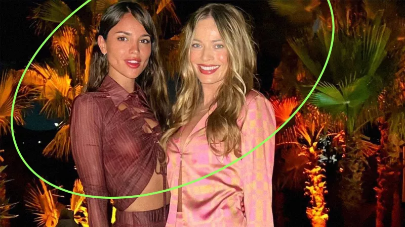 Eiza González y Margot Robbie. 