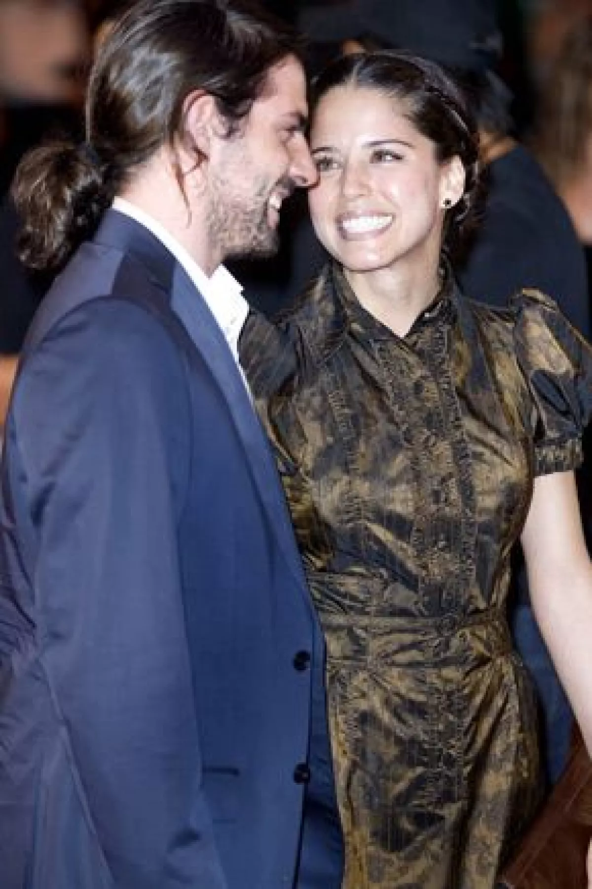 Los dos actores asistieron al Festival de Cine Latino de Chicago y dijeron sentirse `muy bien´ por la relación que ambos tienen.