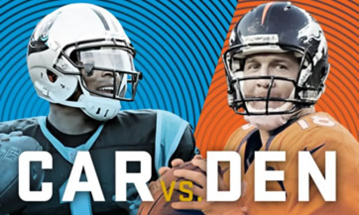 Cam Newton (izquierda), mariscal de campo de las Panteras de Carolina, se enfrentará en el Super Bowl 50 a Peyton Manning de los Broncos de Denver. (Foto: Twitter/@NFL)