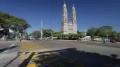 Cathedral of the Tabasco state, Mexico. A cathedral is a Catholic church that contains the cathedra of a bishop, thus serving as the central church of a diocese, conference, or episcopate.