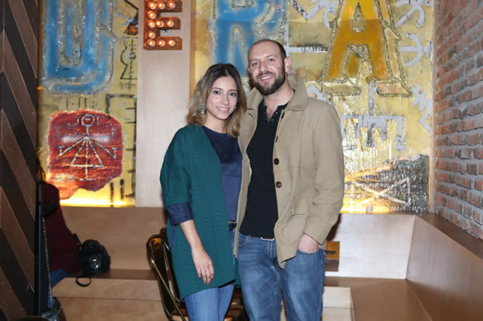 Michelle Aubert y Roberto del Río