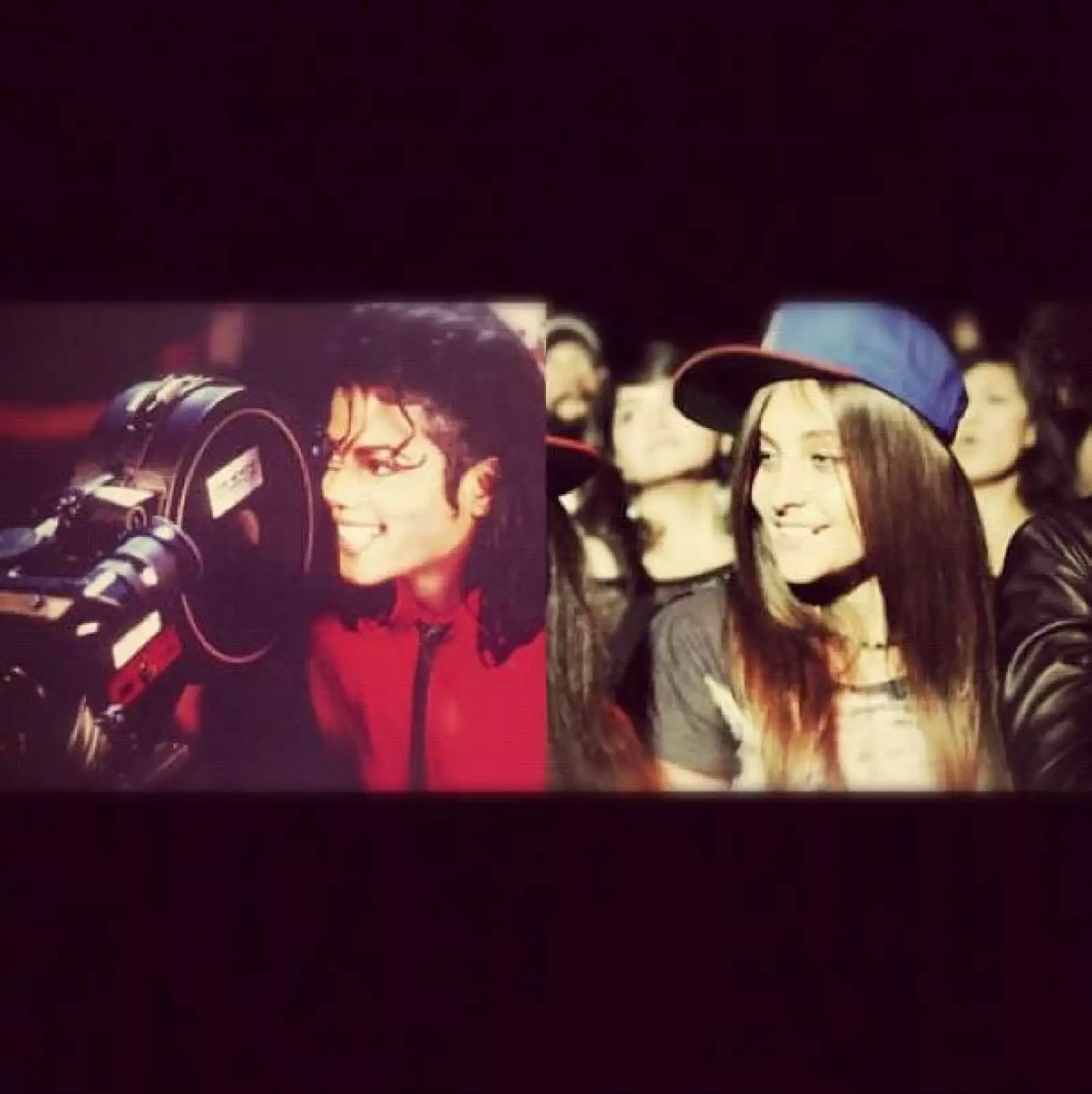 Paris disfruta publicar imágenes junto a su padre, en las que su parecido es bastante evidente.