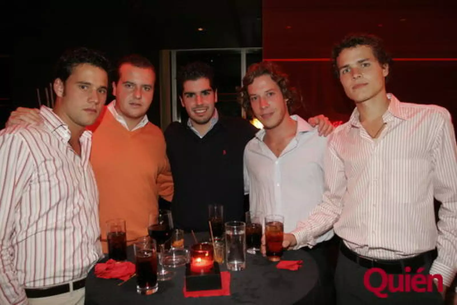 Juan Acosta, Rafael Huerta, Juan Gutiérrez, Andrés Mariscal, Rafael Fernández