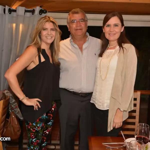 Lety Sahagún, Óscar Lamadrid y Rosy de Lamadrid