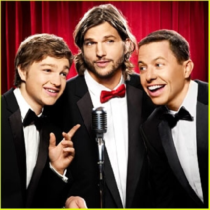 Ashton será un millonario de la informática en Two and a Half Men.