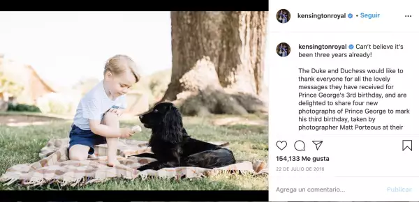 Príncipe George y Lupo