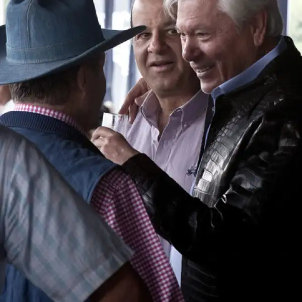 Antonio Cosio, Héctor Slim y Carlos Hank