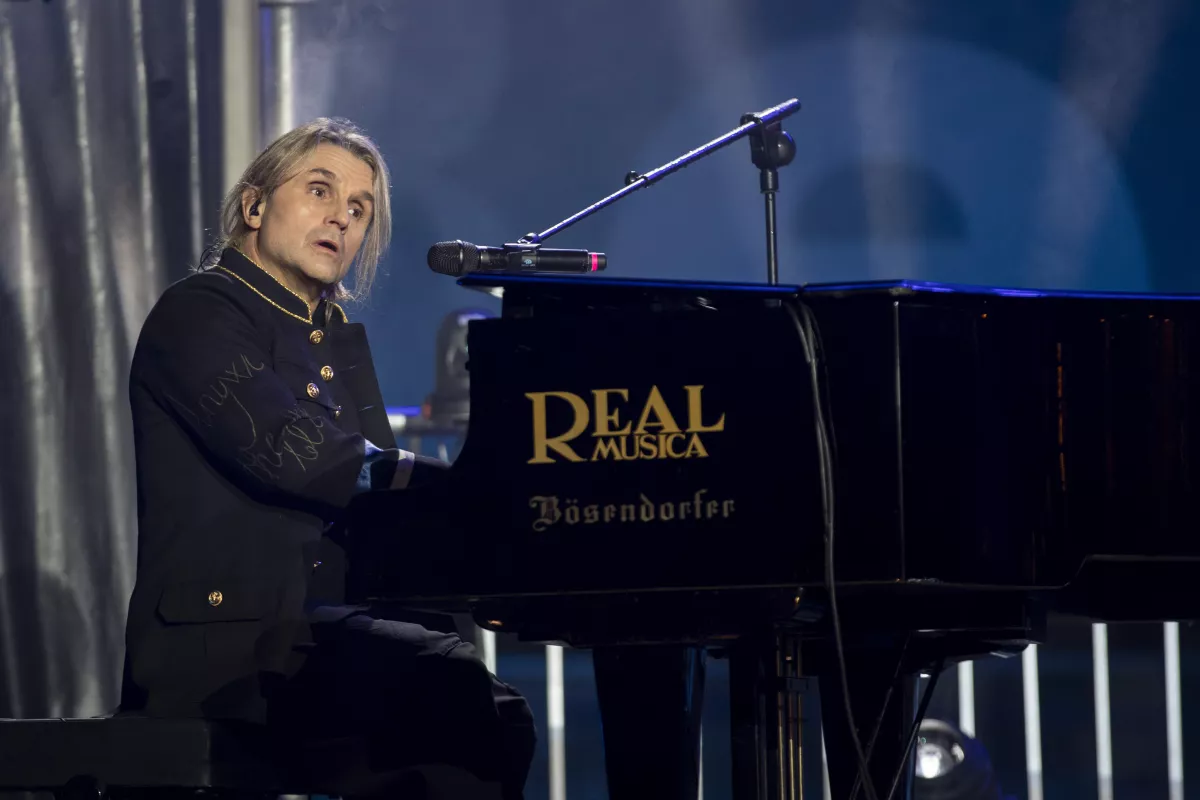 Nacho Cano Performs In Concert In Sol square