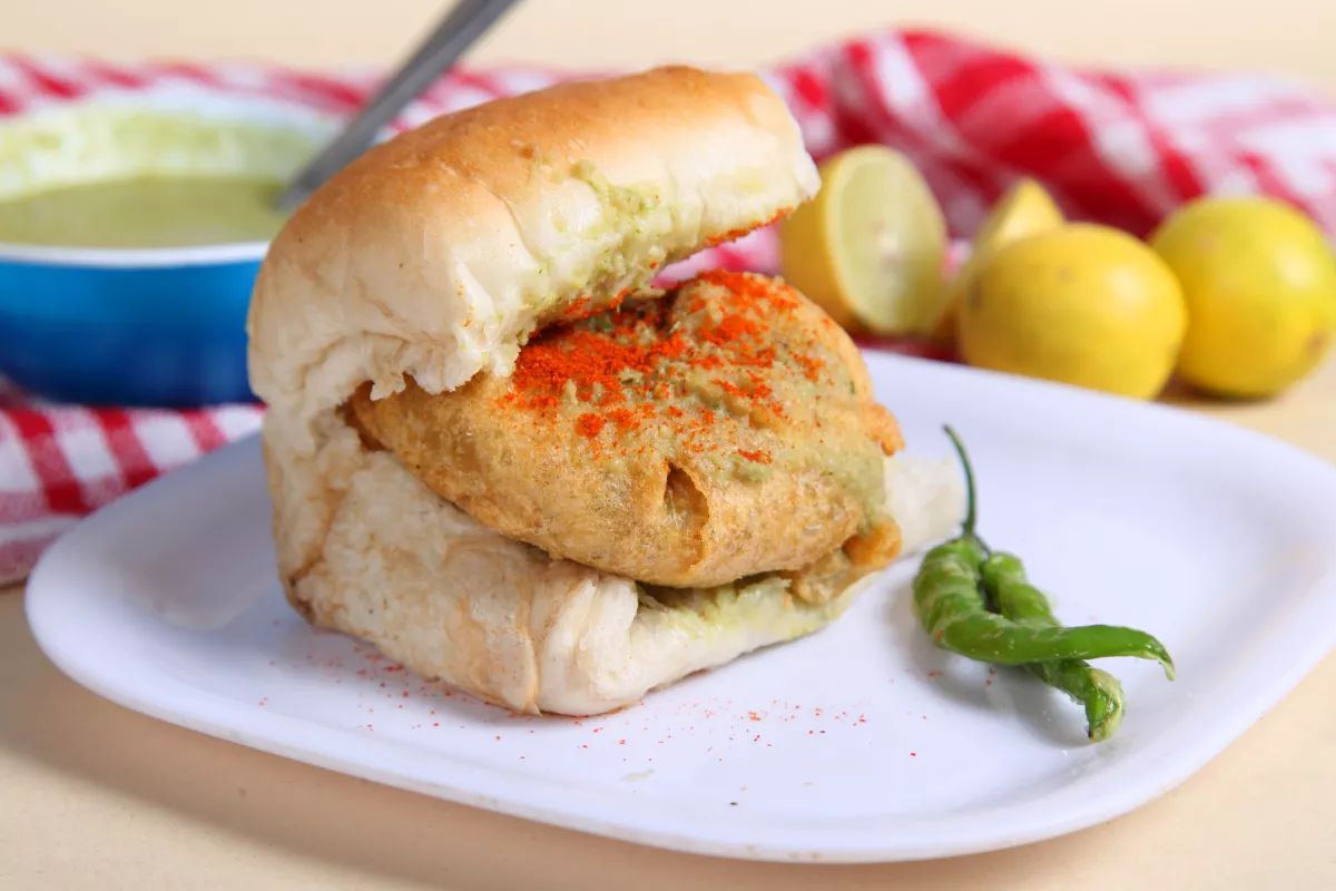 Indian Street Food Vada Pav