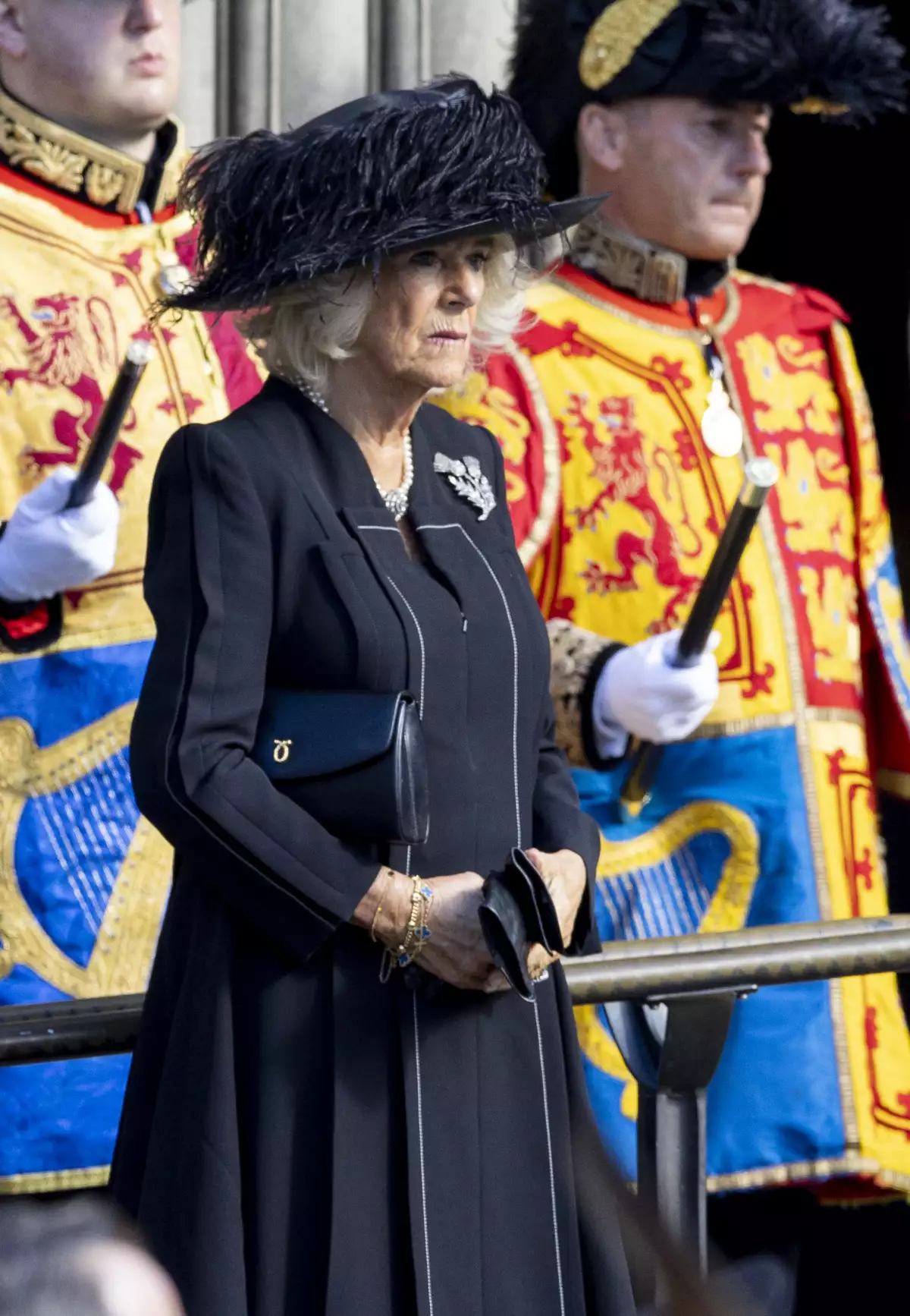 Procession Of Her Majesty The Queen Elizabeth II's Coffin To St Giles Cathedral