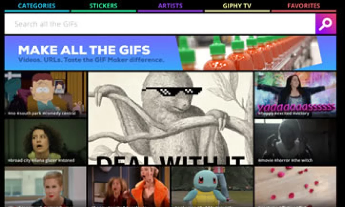 La empresa GIPHY ha visto una oportunidad de negocio en las imágenes con loop. (Foto: Tomada de giphy.com )
