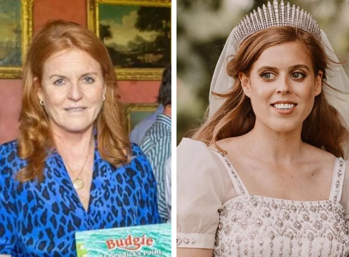 Sarah Ferguson y la princesa Beatriz