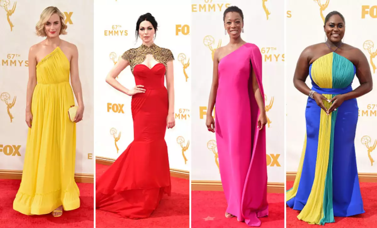 Las actrices de Orange is the New Black causaron sensación a su paso por la red carpet de los Emmy.