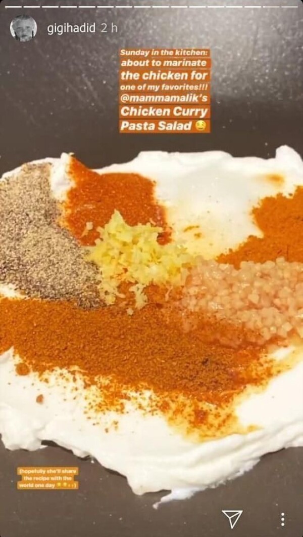 Receta Gigi Hadid