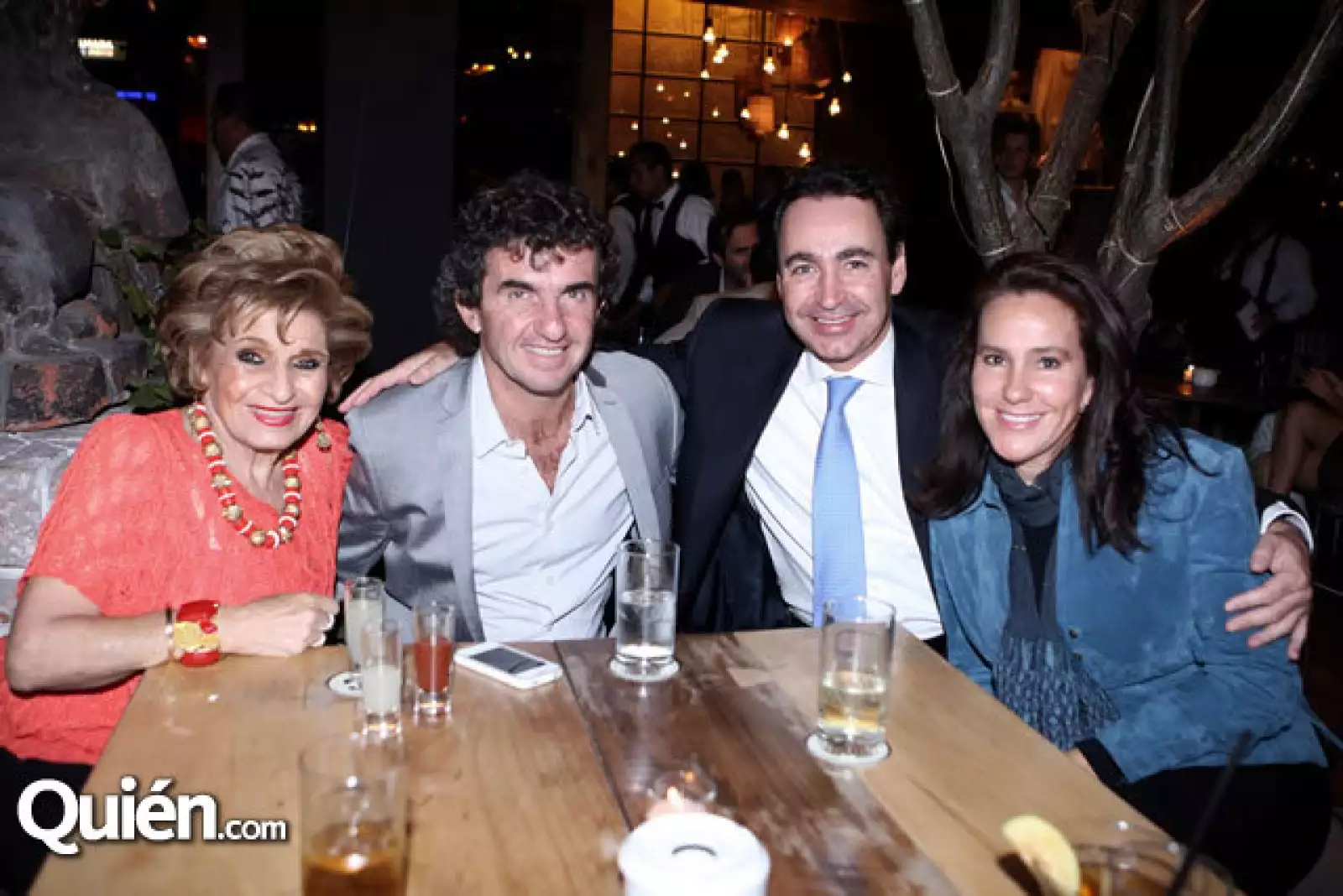 Lily y Freddy Helfon,José Antonio y Laura Díaz Bonet