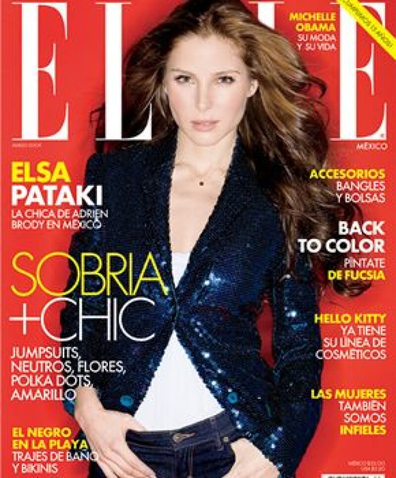 La modelo y actriz Elsa Pataky posó para la portada de la famosa revista de moda que se renueva.