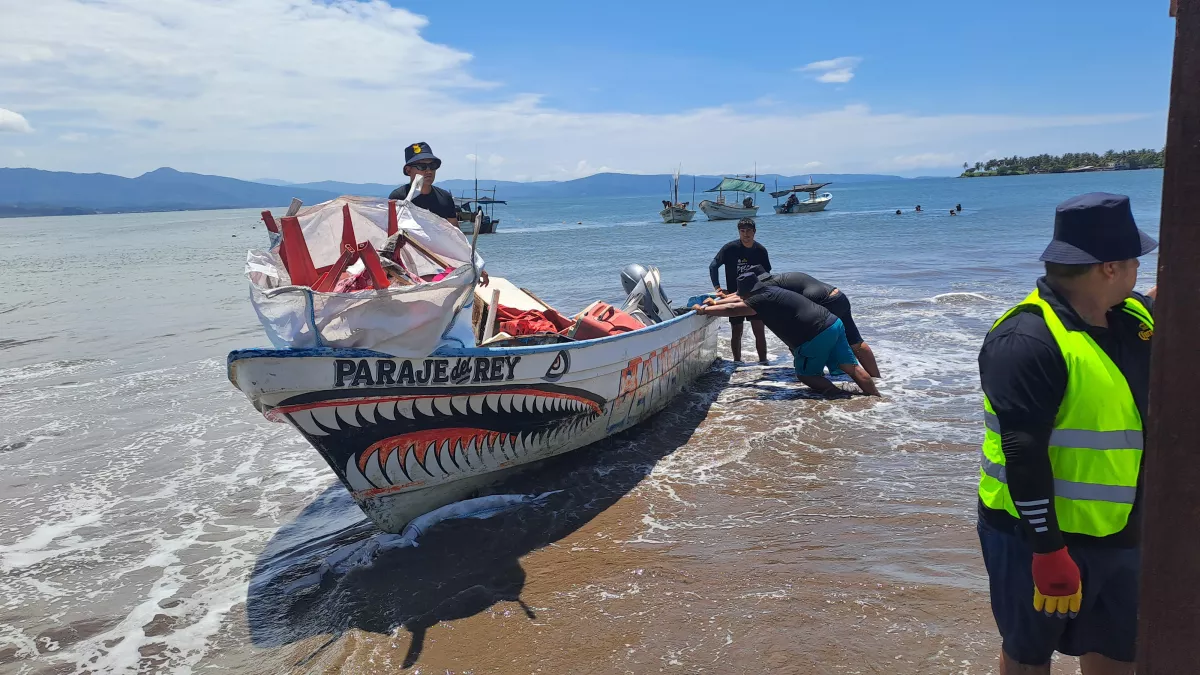 Los residuos en el mar de Nayarit