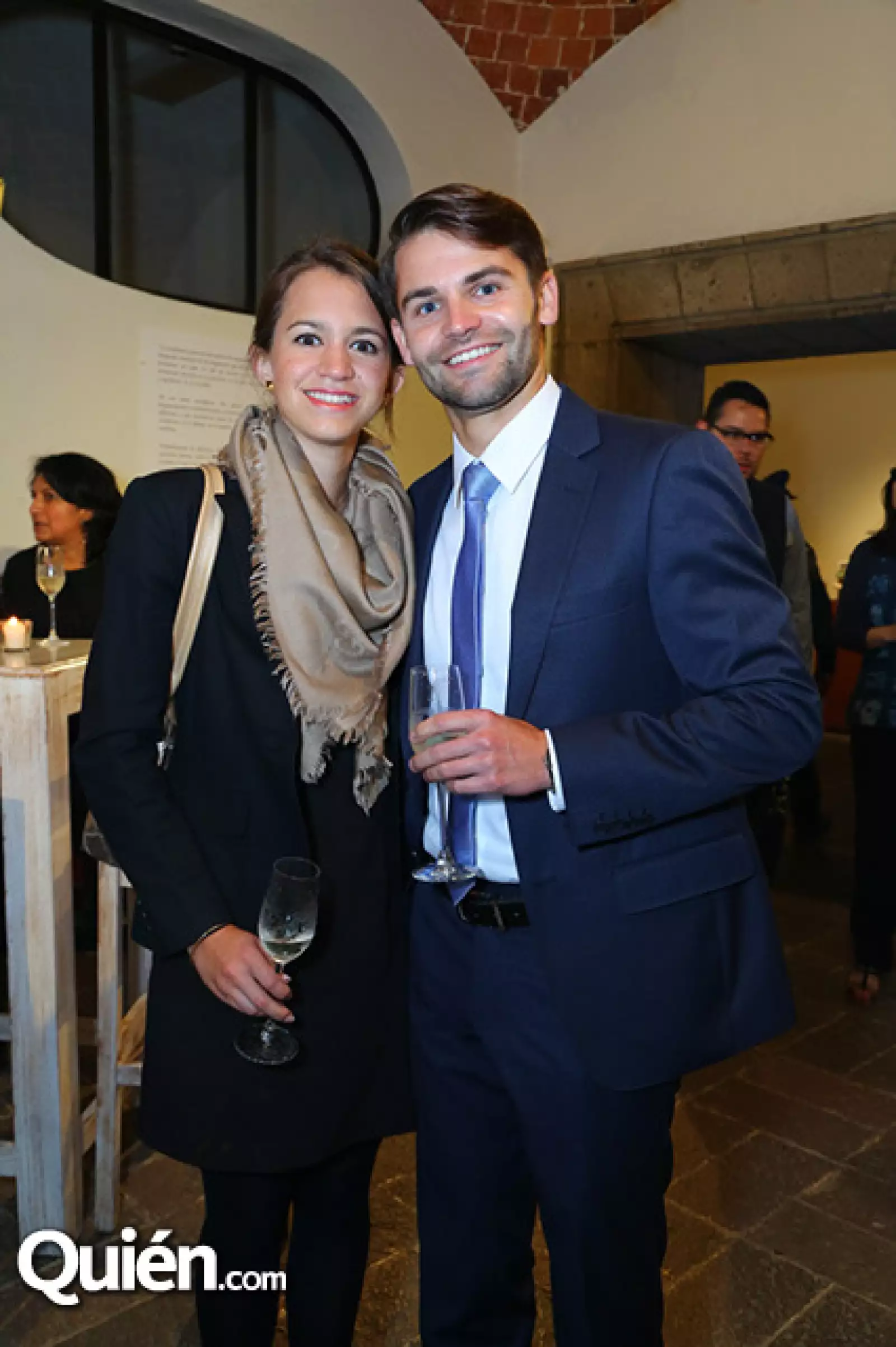 Paola Rebollar y Dirk Priebe