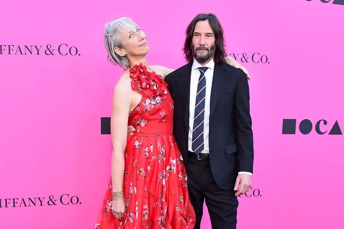El actor Keanu Reeves y su novia Alexandra Grant en una gala en Los Ángeles