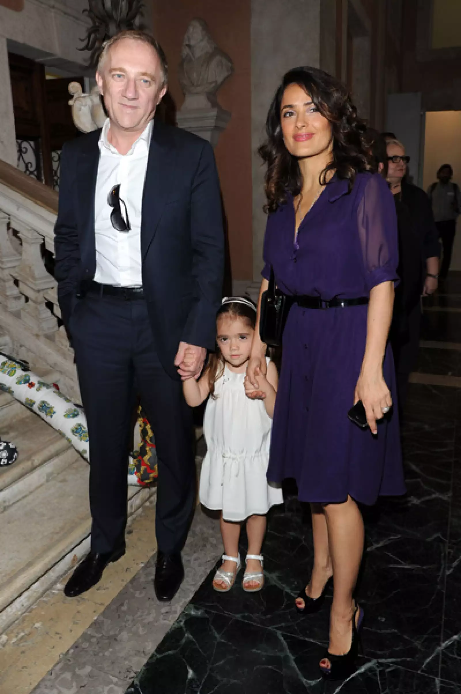 François-Henri Pinault, Valentina Paloma y Salma Hayek.