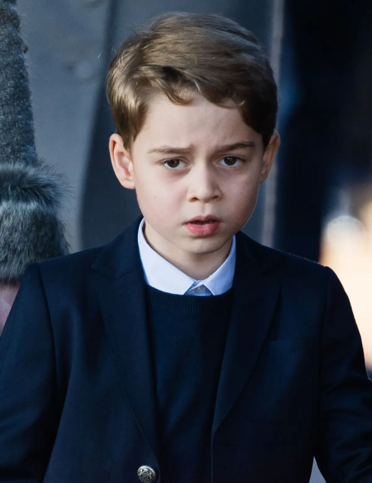 The Royal Family Attend Church On Christmas Day