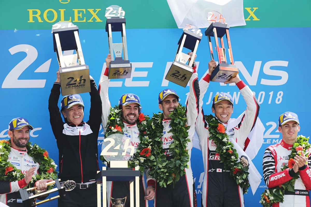 Podium 24h Le Mans