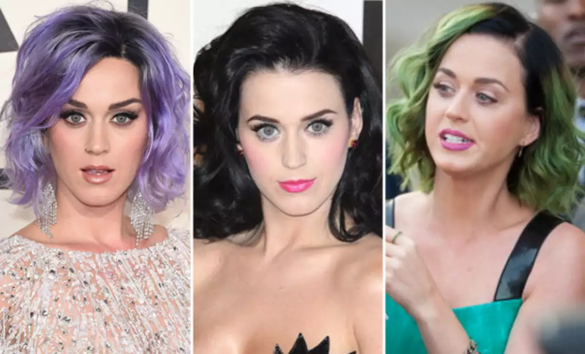 Pese a que hemos visto a Katy Perry con looks multicolor, probablemente es la primera vez que tiene el pelo tan corto.