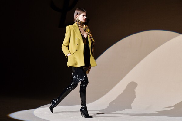 Saint Laurent show, Runway, Fall Winter 2020, Paris Fashion Week, France - 25 Feb 2020