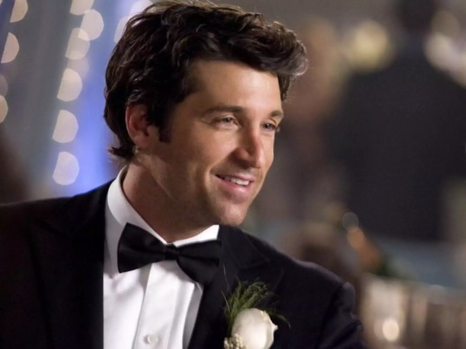 Hace un par de años protagonizó la película Made of Honor, aquí en una de las escenas.