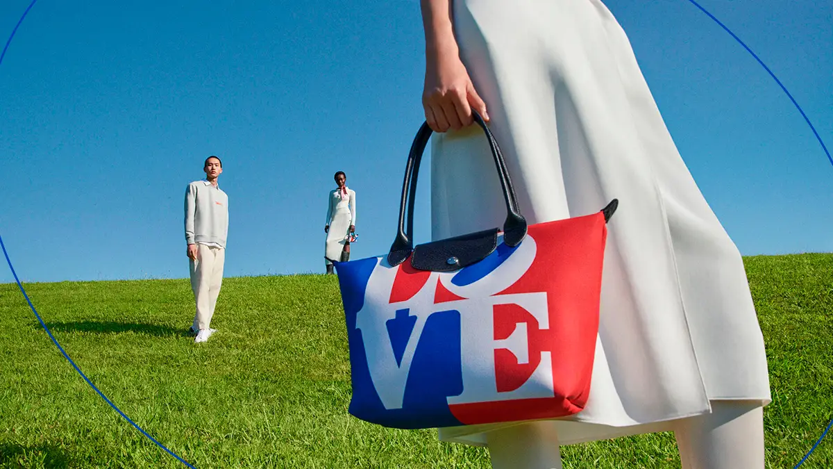 Longchamp colabora con Robert Indiana para una nueva colección cápsula