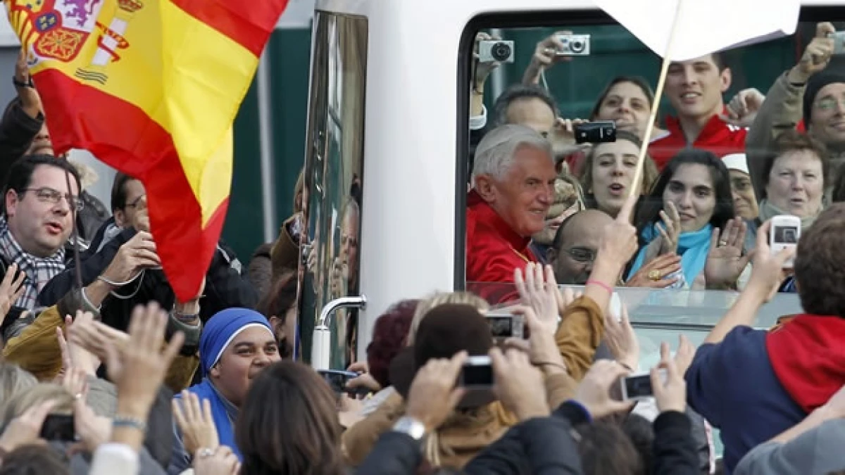 el papa en santiago de compostela
