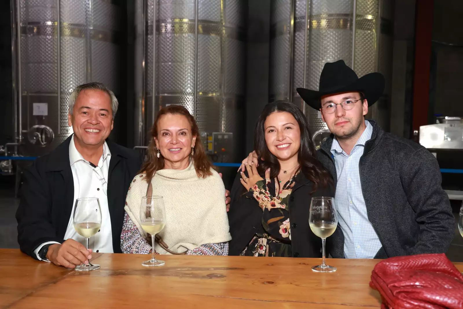 Francisco Mata, Laura Garza de Mata , Daniela Mata y Marcelo Igl