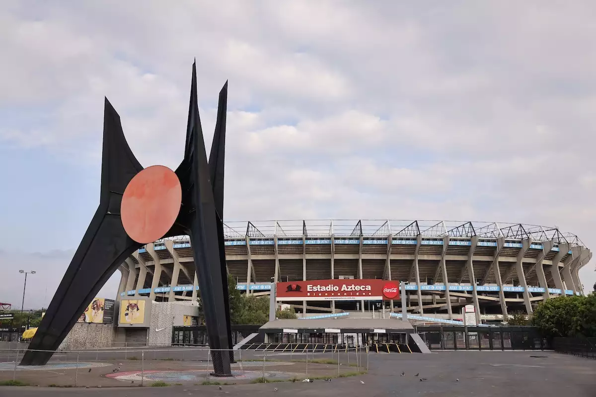 Imagen del Estadio Azteca en la Ciudad de México