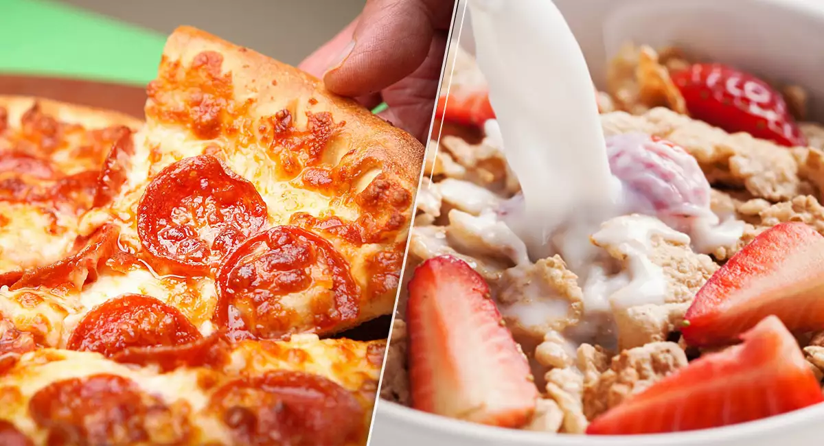 ¿PIzza o cereal?