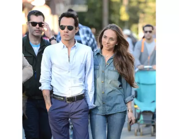 Marc Anthony y su novia, la diseñadora Chloe Green, parecen encontrar la inspiración el uno en el otro.