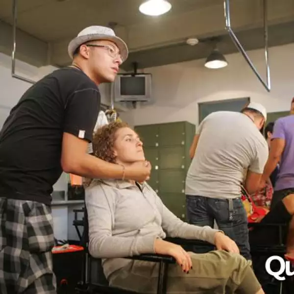 Backstage Gloria Trevi