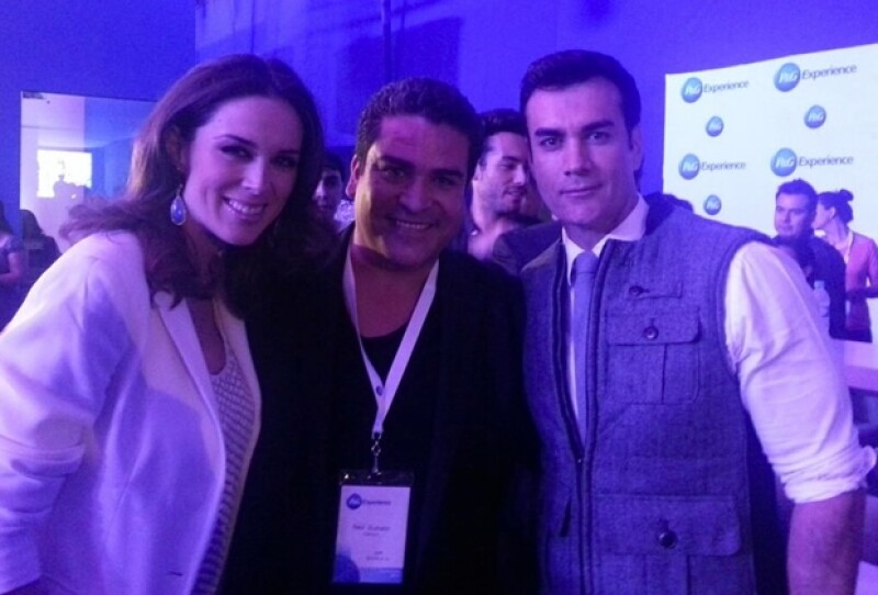 Aquí Jacky y David Zepeda.