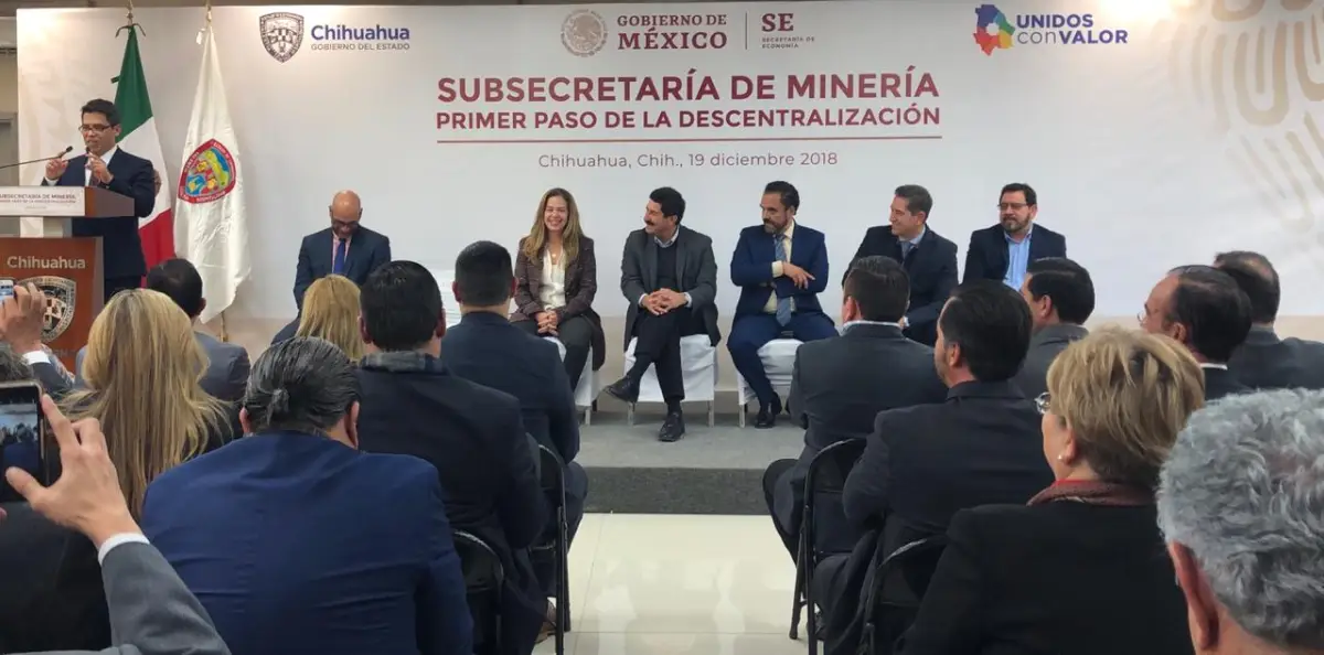 Inauguración de las oficinas de la Subsecretaría de Minería en Chihuahua