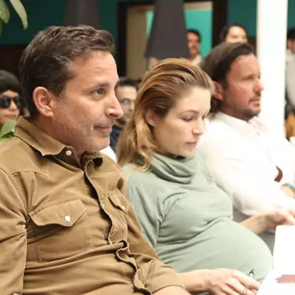 Moises Micha, Micaela de Bernardi y Eduardo Prieto