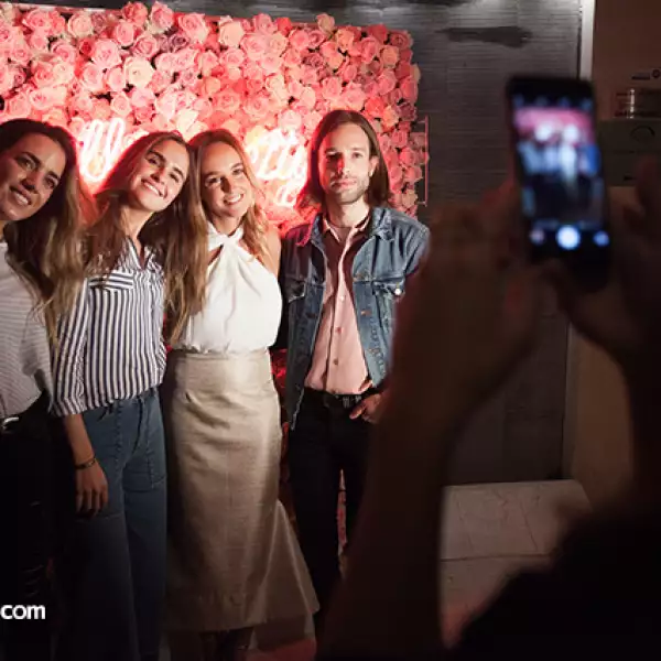 Valeria Larrinaga, Sofía Aguirre, María Tricio y Pablo Soto