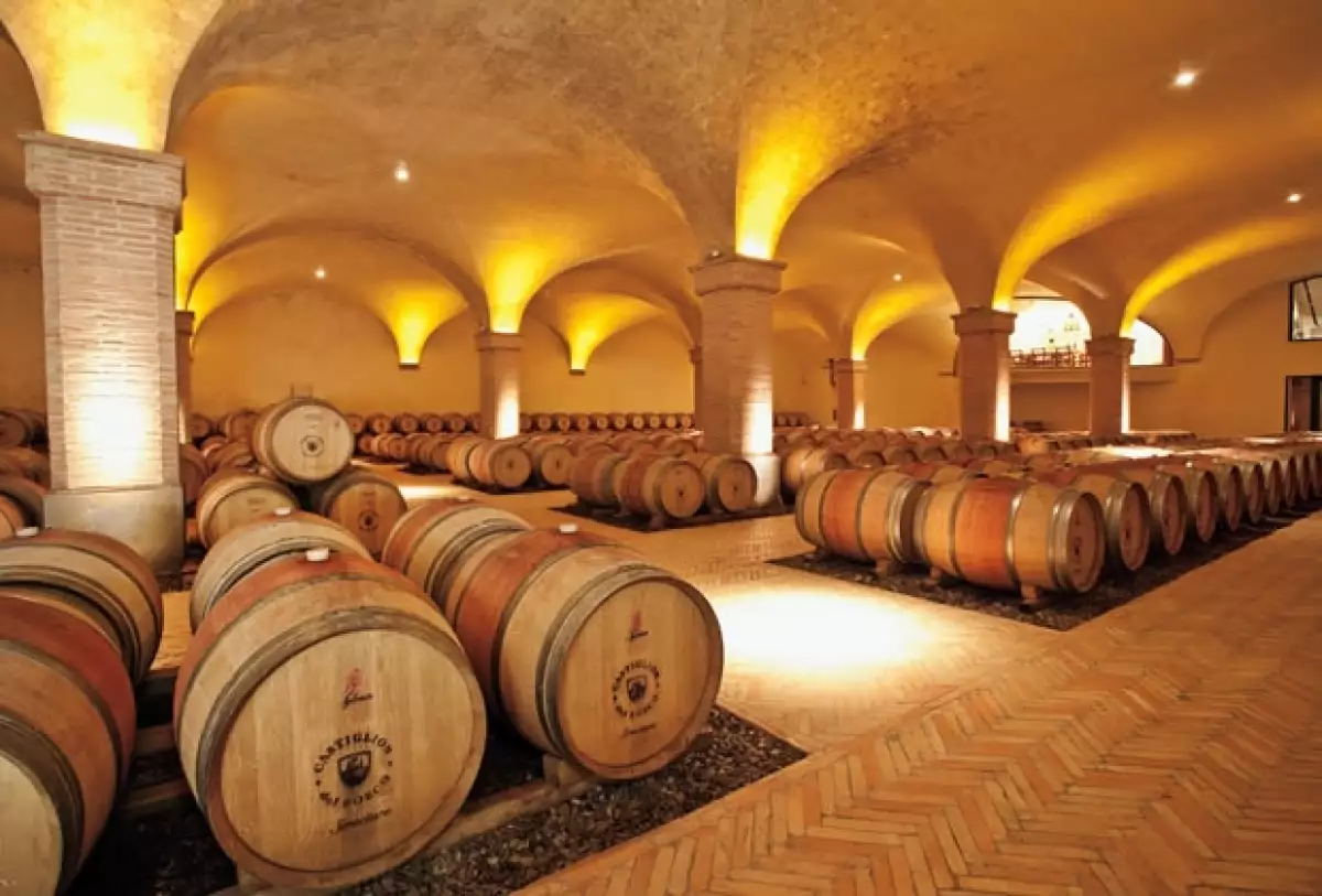 LA CAVA. En Castiglion del Bosco se produce el mejor Brunello de la región.