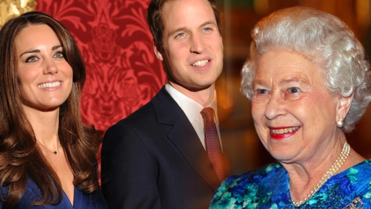 Principe Guillermo Kate Middleton reina Isabel II
