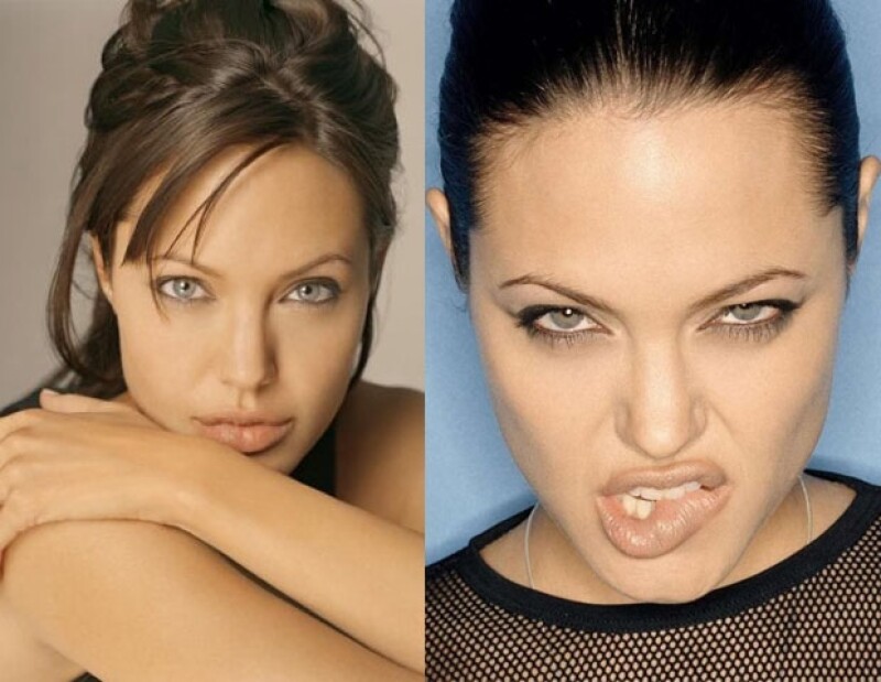 Así lucía Angelina cuando estaba casada con Billy Bob Thornton.